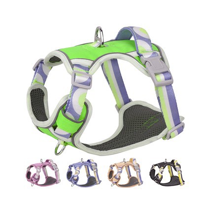 رنگ سفارشی بدون کشش مهار سگ قابل تنظیم